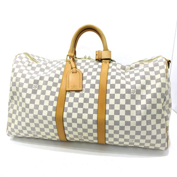 imgrc0094519521 Louis Vuitton Keepall Bandouliere 55 Bag Damier Azur