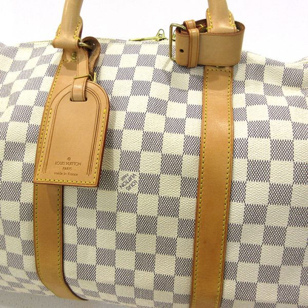 imgrc0094519540 Louis Vuitton Keepall Bandouliere 55 Bag Damier Azur