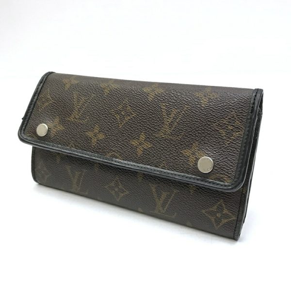 imgrc0094543324 Louis Vuitton Portefeuille Tri FLong Wallet Monogram Macassar Brown