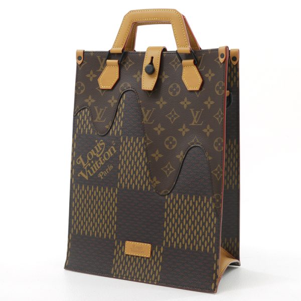 imgrc0094544349 Louis Vuitton 2 Way Mini Tote Bag Damier Giant Brown