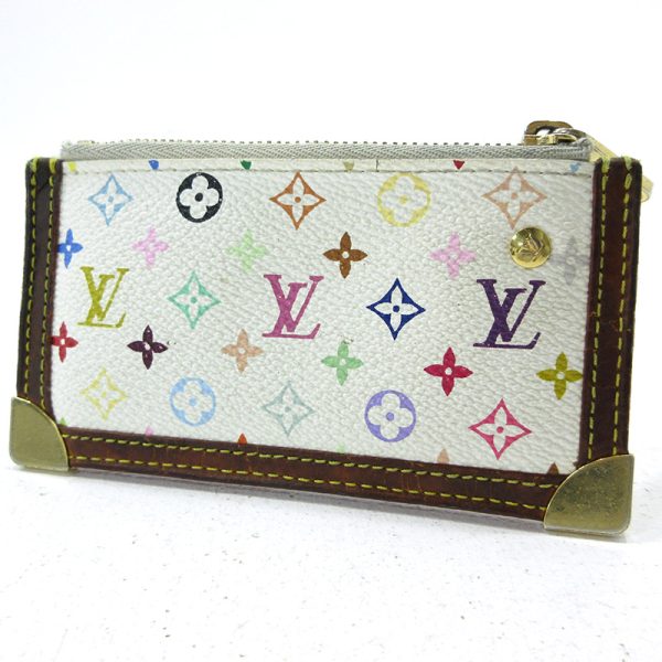 imgrc0094555207 Louis Vuitton Pochette Clé Coin Case Monogram Multicolor White