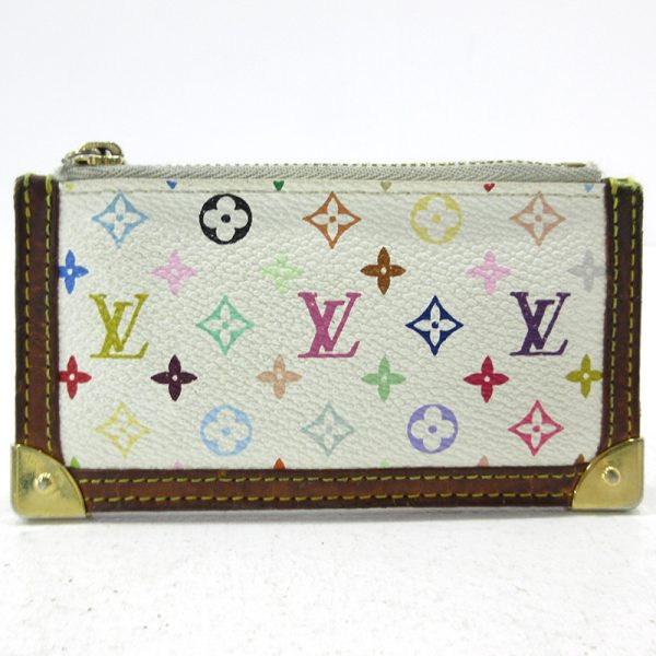 imgrc0094555208 Louis Vuitton Pochette Clé Coin Case Monogram Multicolor White