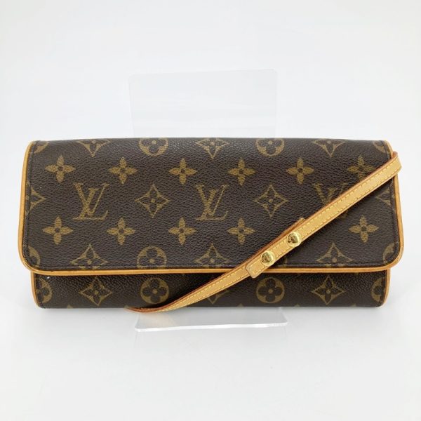 imgrc0094602431 Louis Vuitton Pochette Twin GM Shoulder Bag Monogram Brown