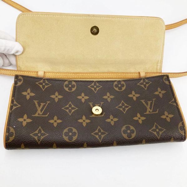 imgrc0094602444 Louis Vuitton Pochette Twin GM Shoulder Bag Monogram Brown