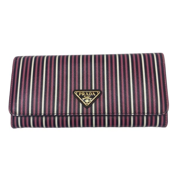 imgrc0094687134 PRADA Long Flap Wallet Saffiano Multicolor