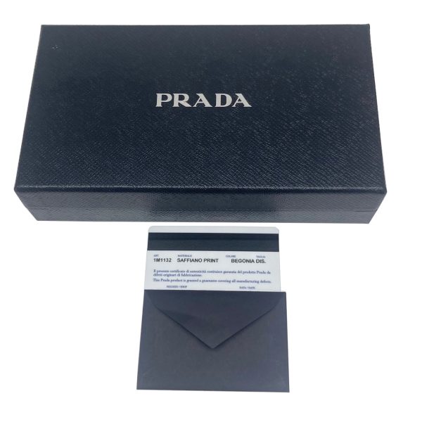 imgrc0094687170 PRADA Long Flap Wallet Saffiano Multicolor