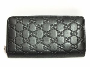 imgrc0094725842 Gucci Long Wallet Bifold Leather Black Coin Case