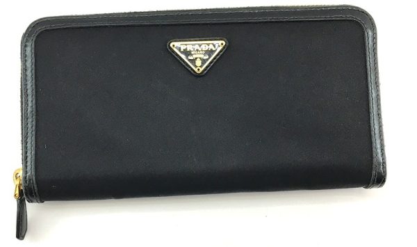 imgrc0094826544 Prada Portafoglio Lampo Long Wallet Black