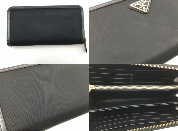 imgrc0094826545 Prada Portafoglio Lampo Long Wallet Black