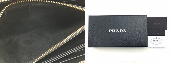 imgrc0094826547 Prada Portafoglio Lampo Long Wallet Black