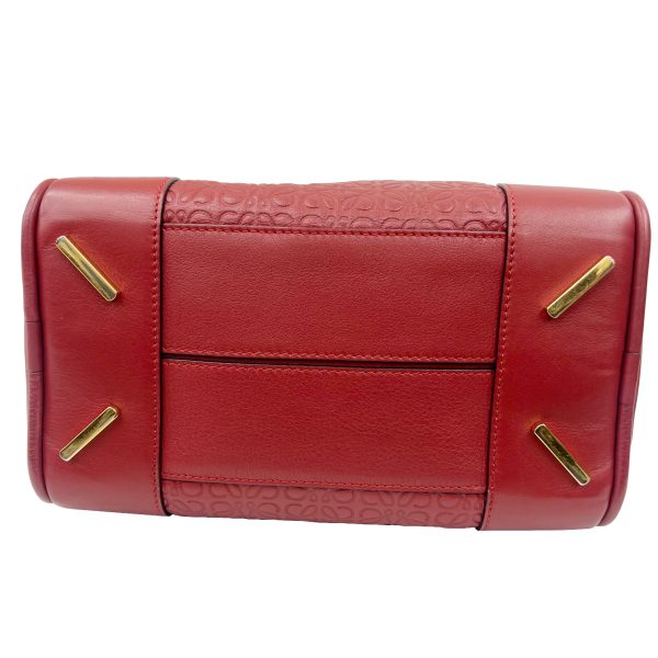 imgrc0094899477 Loewe Amazona 23 Anagram 2WAY Shoulder Handbag Leather Red