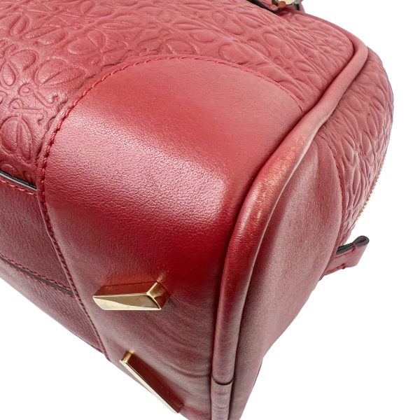 imgrc0094899479 Loewe Amazona 23 Anagram 2WAY Shoulder Handbag Leather Red