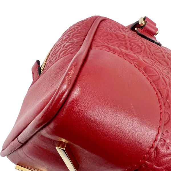 imgrc0094899480 Loewe Amazona 23 Anagram 2WAY Shoulder Handbag Leather Red