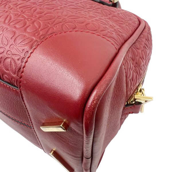 imgrc0094899481 Loewe Amazona 23 Anagram 2WAY Shoulder Handbag Leather Red