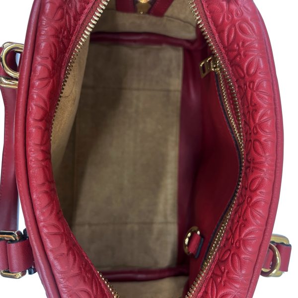 imgrc0094899483 Loewe Amazona 23 Anagram 2WAY Shoulder Handbag Leather Red