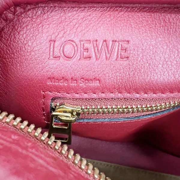 imgrc0094899488 Loewe Amazona 23 Anagram 2WAY Shoulder Handbag Leather Red