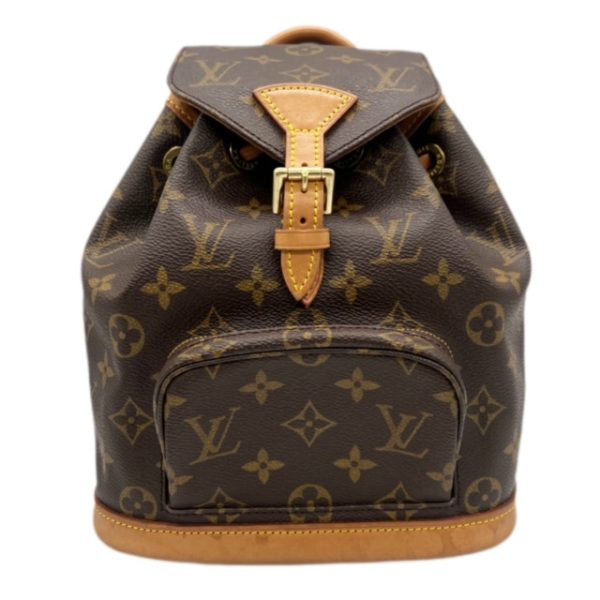 imgrc0094937740 Louis Vuitton Mini Monsouris Backpack Monogram Canvas Brown