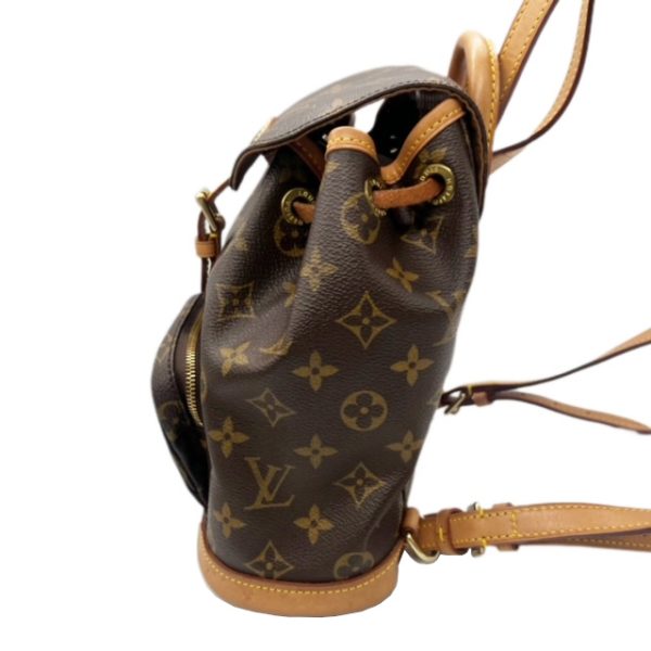 imgrc0094937742 Louis Vuitton Mini Monsouris Backpack Monogram Canvas Brown