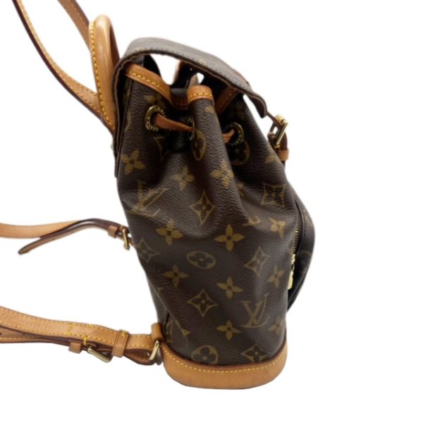 imgrc0094937743 Louis Vuitton Mini Monsouris Backpack Monogram Canvas Brown