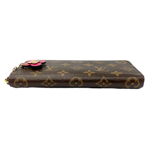 created by Background Eraser Louis Vuitton Portefeuille Clemence Long Wallet Monogram Canvas Brown