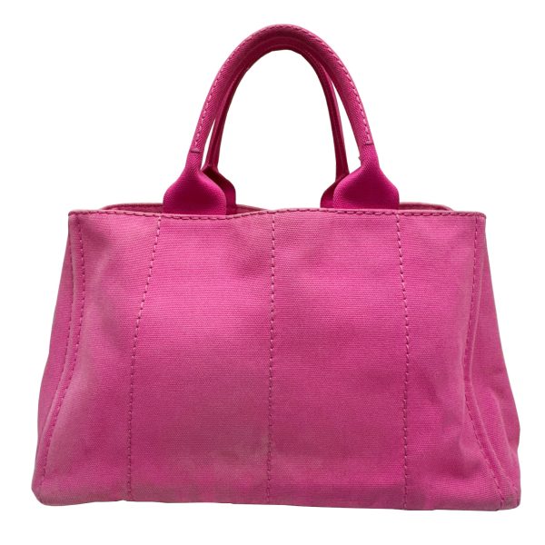 imgrc0095091112 PRADA Kanapa Tote Bag Canvas Fuchsia Pink