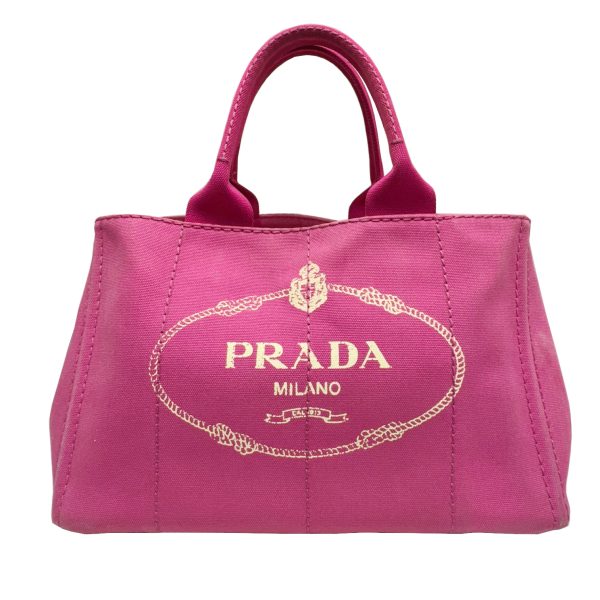 imgrc0095091120 PRADA Kanapa Tote Bag Canvas Fuchsia Pink