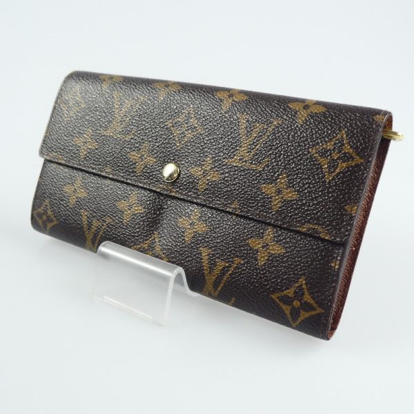 imgrc0095093702 Louis Vuitton Portefeuille Sara Long Wallet Monogram Brown