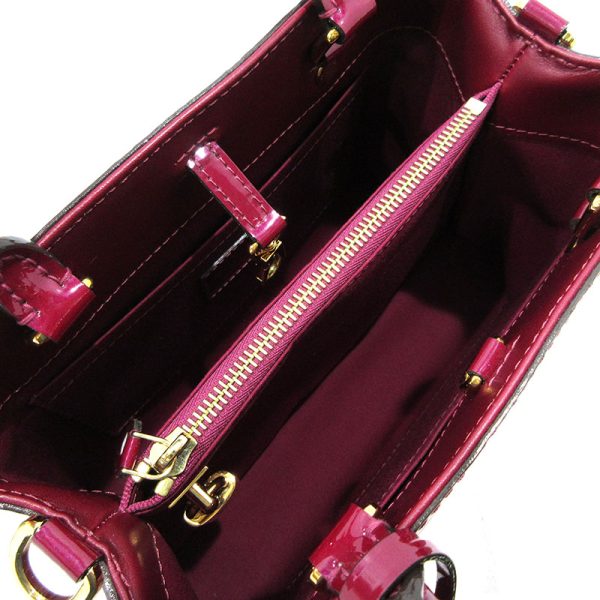 imgrc0095222390 Louis Vuitton Montaigne BB 2 Way Bag Vernis Wine Red