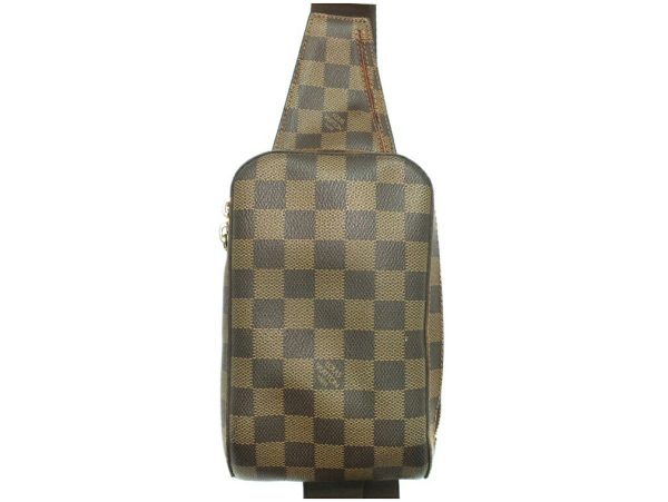 imgrc0095240353 Louis Vuitton Damier Hebene Jeronymous Body Bag Brown