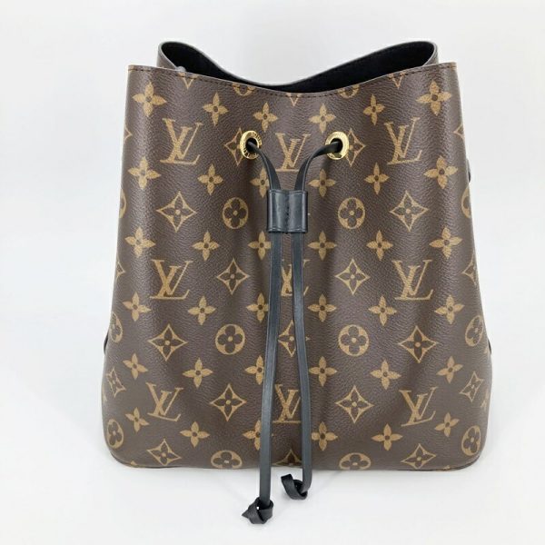 imgrc0095242453 Louis Vuitton Neo Noe Drawstring Shoulder Bag Monogram Brown