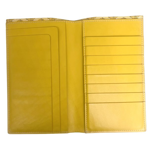 imgrc0095257590 Goyard Billfold Wallet Long Wallet Yellow