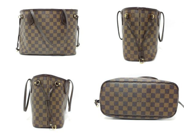 imgrc0095355236 Louis Vuitton Neverfull PM Damier Ebene Tote Bag Brown