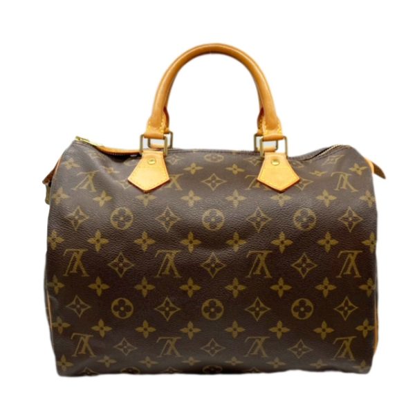 created by Background Eraser Louis Vuitton Speedy 30 Boston Bag Monogram Canvas Brown