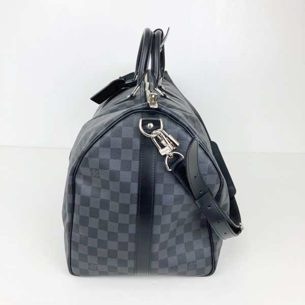 imgrc0095445865 Louis Vuitton Keepall Bandouliere 55 Bag Damier Graphite Black