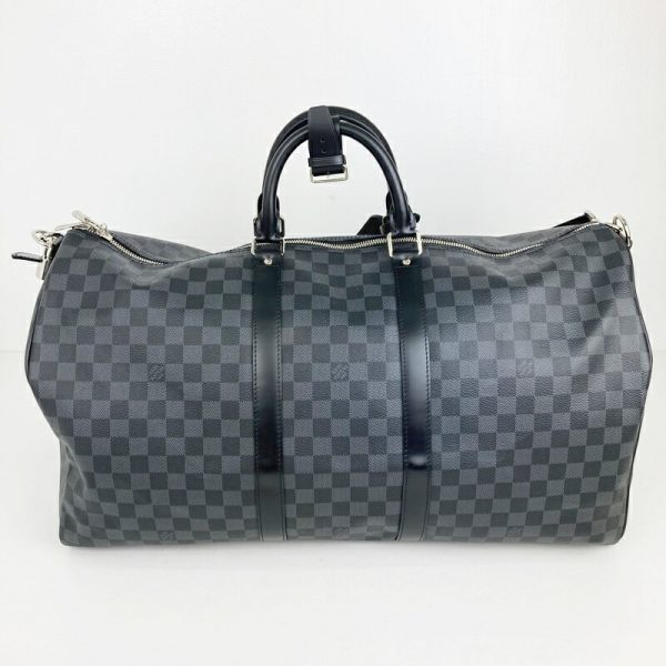 imgrc0095445868 Louis Vuitton Keepall Bandouliere 55 Bag Damier Graphite Black