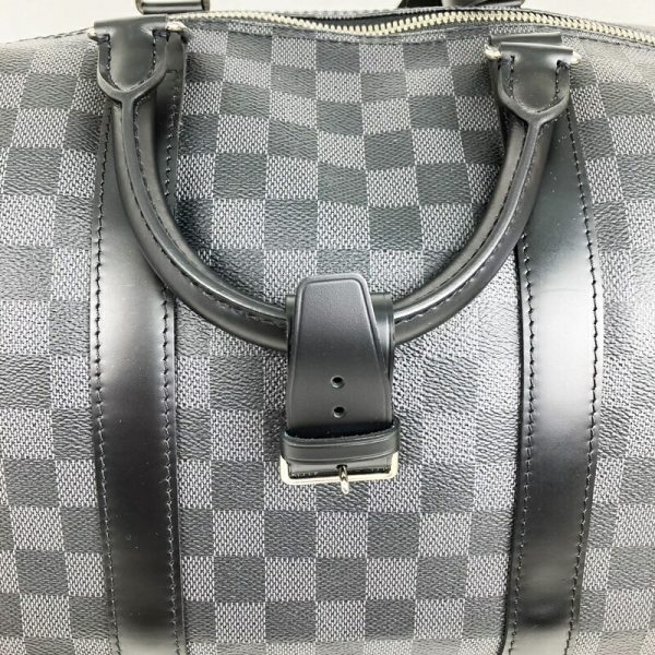 imgrc0095445869 Louis Vuitton Keepall Bandouliere 55 Bag Damier Graphite Black