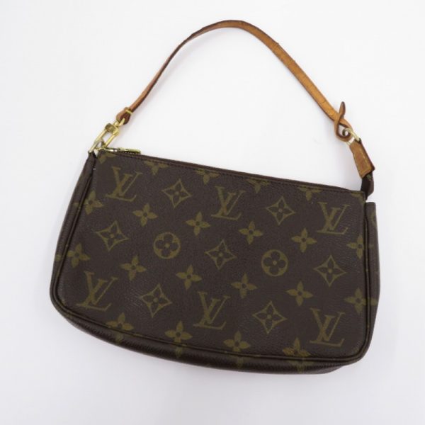 imgrc0095475692 Louis Vuitton Pochette Accessory Pouch Monogram Brown