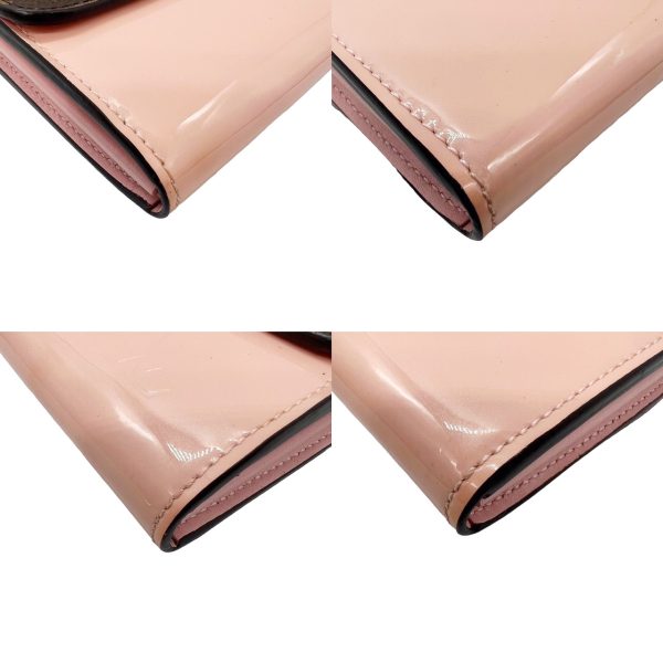 imgrc0095488606 Louis Vuitton Portefeuille Cherrywood Wallet Patent Leather Pink