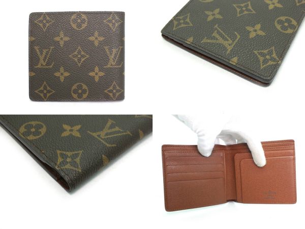 imgrc0095546488 Louis Vuitton Monogram Portobier Cult Wallet Brown