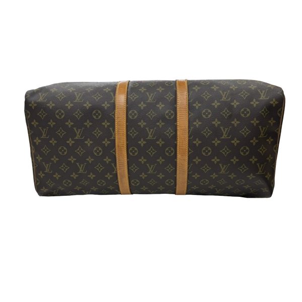 imgrc0095601693 Louis Vuitton Keepall 55 Boston Bag Monogram Canvas Brown