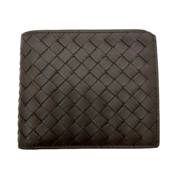 imgrc0095788606 Bottega Veneta Bifold Wallet Intrecciato Brown