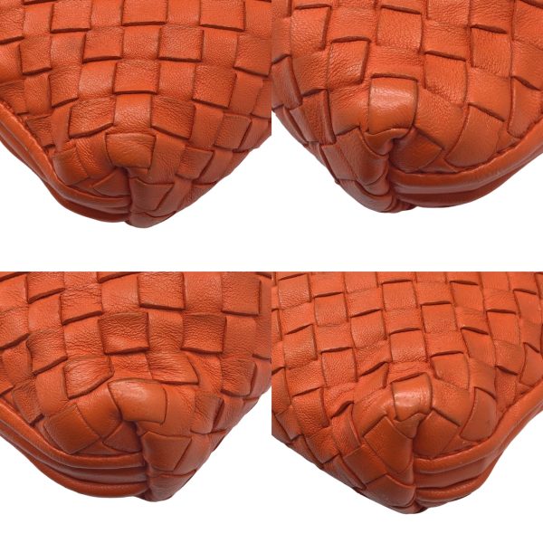 imgrc0095805570 Bottega Veneta Intrecciato Shoulder Bag Leather Orange