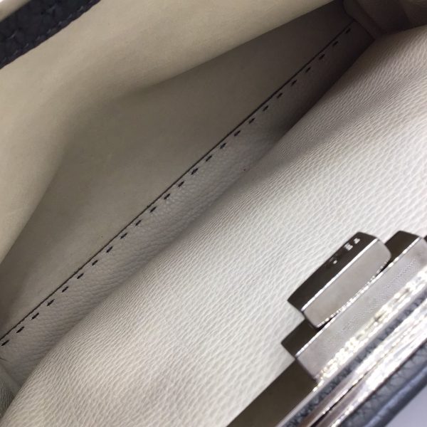 imgrc0095808650 FENDI Peekaboo Selleria Handbag Gray