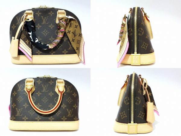 imgrc0095948815 Louis Vuitton Alma BB 2WAY Handbag Bandeau Brown