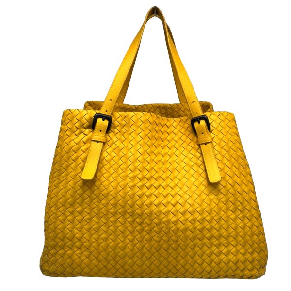 imgrc0095982730 Bottega Veneta Intrecciato Tote Bag Leather Yellow