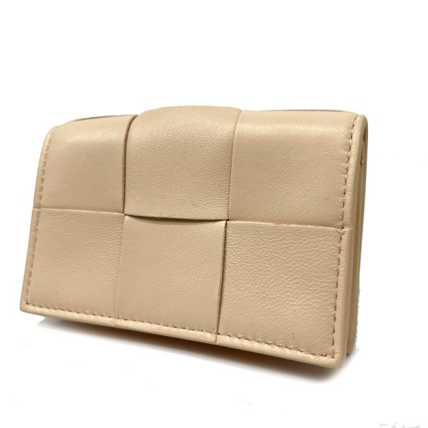 imgrc0096027156 Bottega Veneta Card Case Intrecciato Pink Beige