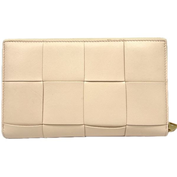 imgrc0096027211 Bottega Veneta Long Wallet Round Zipper Pink Beige