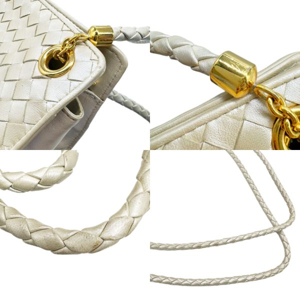 imgrc0096030221 Bottega Veneta Shoulder Bag Intrecciato Champagne Gold Ivory