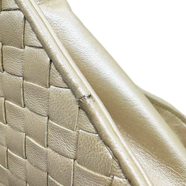 imgrc0096030223 Bottega Veneta Shoulder Bag Intrecciato Champagne Gold Ivory