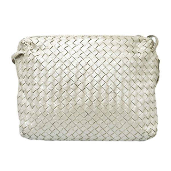 imgrc0096030247 Bottega Veneta Shoulder Bag Intrecciato Champagne White Ivory